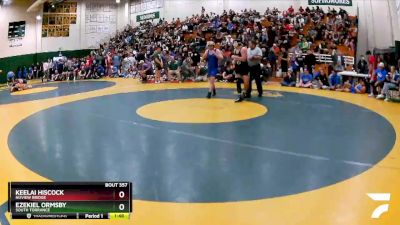 195 lbs Champ. Round 2 - Keelai Hiscock, Nuview Bridge vs Ezekiel Ormsby, South Torrance