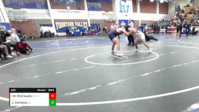 220 lbs Cons. Semi - Makoa McCreadie, Woodbridge vs Jose Zendejas, La Quinta