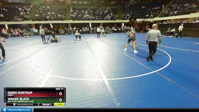 160 lbs Quarterfinal - Waker Black, Big Game Wrestling Club vs Aiden Northup, Iowa