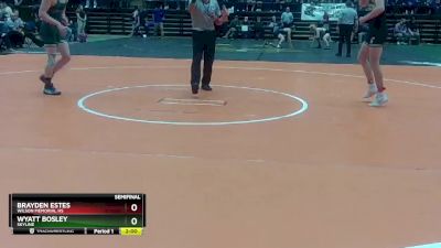 3 - 138 lbs Semifinal - Wyatt Bosley, Skyline vs Brayden Estes, Wilson Memorial HS