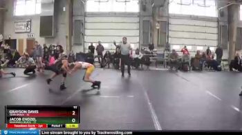 92 lbs Finals (2 Team) - Grayson Davis, Team Smash vs Jacob Endzel, Warhawks Black