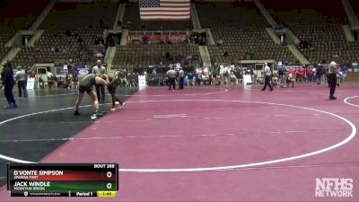 182 lbs Semifinal - Jack Windle, Mountain Brook vs D`vonte Simpson, Spanish Fort