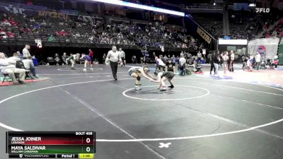 115 Class 2 lbs Quarterfinal - Jessa Joiner, Lebanon vs Maya Saldivar, William Chrisman