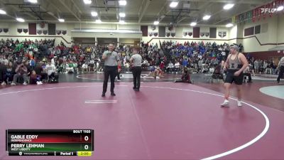 215 lbs Cons. Round 2 - Perry Lehman, West Liberty vs Gable Eddy, Independence