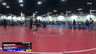 114 lbs Semis & 3rd Wb (16 Team) - Noah Dawejko, Arkansas vs Brayden Sebold, Colorado Blue