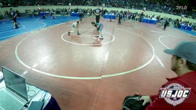 65 lbs Round Of 16 - Valentina Juarez, Greater Heights Wrestling vs Eddison Jacobson, Bridge Creek Youth Wrestling