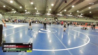 85 lbs Cons. Round 3 - Meyer Lambert, Blue Pride Wrestling Club-AAA vs Jakob Henbest, Wildcat Takedown Club-AA 