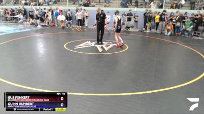 102 lbs X Bracket - Quinn Humbert, Marathon Wrestling Club vs Gus Fonkert, Dillingham Wolverine Wrestling Club