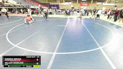 165 lbs Cons. Round 2 - William Goodlove, Iowa vs Andrew Servais, Pulaski Wrestling Club