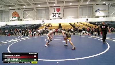 124 lbs Cons. Round 7 - Jacob Burgos, Deep Roots Wrestling Club vs Matthew Durnell, Mongoose Elite Wrestling