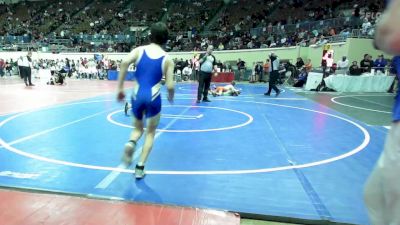 110 lbs Consi Of 16 #1 - Ashton Lankford, Hobart vs Lane Burnam, Mangum Wrestling