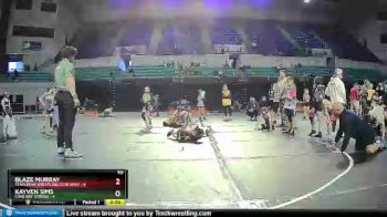 50 lbs Round 3 (3 Team) - Blaze Murray, Team Bear Wrestling Club Navy vs Kayven Sims, Cane Bay Cobras