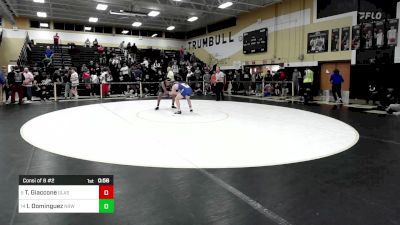 182 lbs Consi Of 8 #2 - Troy Giaccone, Glastonbury vs Isiah Dominguez, Norwalk