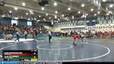 138 lbs Cons. Semi - Alex Gutierrez, Vista Murrieta vs Alex Drankwalter, Great Oak