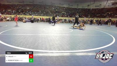 119 lbs Consi Of 16 #1 - Harlen Wood, Standfast vs JAKE ROBERTSON, Newcastle Youth Wrestling