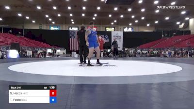 130 kg Consi Of 8 #2 - Sage Hecox, Hecox Team Benaiah vs Tom Foote, New York Athletic Club