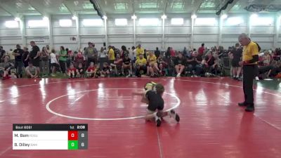 70 lbs Pools - Mason Bem, Rogue W.C. (OH) vs Boone Dilley, BAM Training Center