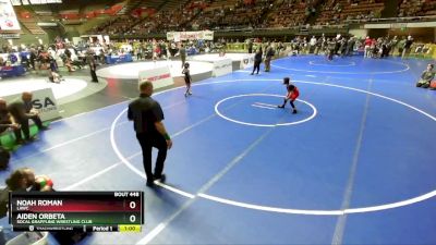 63 lbs Champ. Round 3 - Aiden Orbeta, Socal Grappling Wrestling Club vs Noah Roman, LAWC