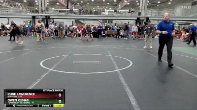 190 lbs Placement (4 Team) - Rune Lawerence, Quest WC vs Owen Klimas, Team Shutt Dethrone