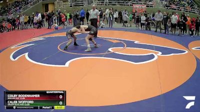 135 lbs Quarterfinal - Colby Bodenhamer, Dallas Mat Club vs Caleb Wofford, Salem Elite Mat Club