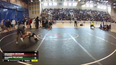 132 lbs Cons. Round 1 - Zachariah DeCesare, Celebration vs Massimo Pellicano, Venice