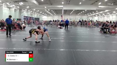 100 lbs 3rd Place Match - Daniel Casey Iii, American Dream vs Max Berman, River Wrestling