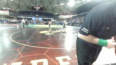 98 lbs Champ. Round 2 - LeeRoy Armenta, Port Angeles Wrestling Club vs Levi Hurliman, South West Washington Wrestling Club