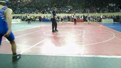 120 lbs Consi Of 32 #1 - Amir Braddick, Midwest City Middle School Bombers vs Reid Schneeberger, Newkirk Jr High