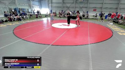 120 lbs Placement Matches (8 Team) - Dale Gant III, Michigan Blue vs Ryan Kennedy, Ohio Gray