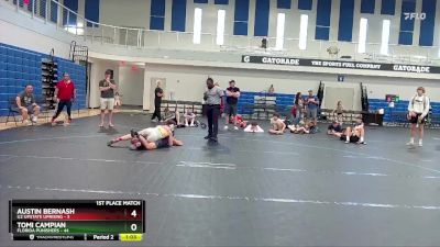 120 lbs Finals (8 Team) - Tomi Campian, Florida Punishers vs Austin Bernash, U2 Upstate Uprising