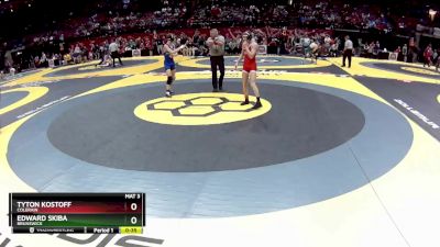 D1-120 lbs Cons. Round 3 - Tyton Kostoff, Colerain vs Edward Skiba, Brunswick