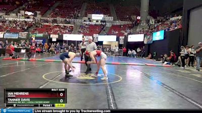 AA - 145 lbs Cons. Round 2 - Tanner Davis, Missoula Big Sky / Loyola Sacred Heart vs Ian Mehrens, Helena