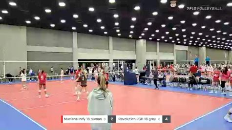 Muciana Indy 16 pumas vs Revolution PGH 16 grey - 2022 JVA World Challenge presented by Nike