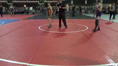 116 lbs Champ. Round 2 - Aiden Rudie, Billings Wrestling Club vs Cannon Boren, Thermopolis Wrestling Club