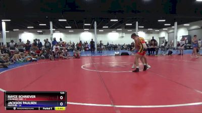 125 lbs Round 1 (8 Team) - Rayce Schriever, Colorado Red vs Jackson Paulsen, Missouri