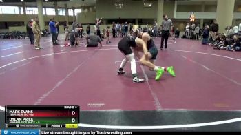 125 lbs Round 4 (6 Team) - Mark Evans, Team Palmetto vs Dylan Price, Alabama Elite Black&nbsp;