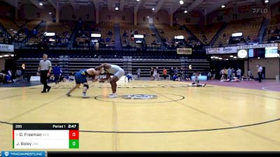 285 lbs Quarterfinal - De`Leon Freeman, Newman vs Jake Boley, Nebraska-Kearney