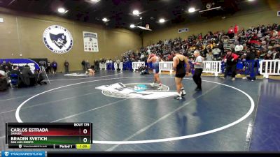 160 lbs Champ. Round 1 - Braden Svetich, San Luis Obispo vs Carlos Estrada, Sanger