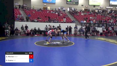 70 kg Cons 8 #1 - Drayden Morton, West Coast Regional Training Center vs Dylan Evans, Pittsburgh Wrestling Club