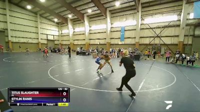 82 lbs Cons. Semi - Titus Slaughter, AL vs Stylin Ranis, HI