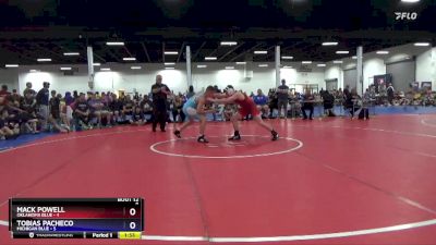 149 lbs Round 3 (8 Team) - Mack Powell, Oklahoma Blue vs Tobias Pacheco, Michigan Blue