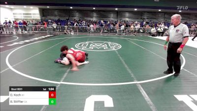 138 lbs Round Of 256 - Declan Koch, WI vs Blue Stiffler, GA