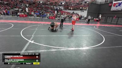 235+ Round 3 - Connor Hamilton, Superior vs Malahki Schneider, Kewaskum Wrestling