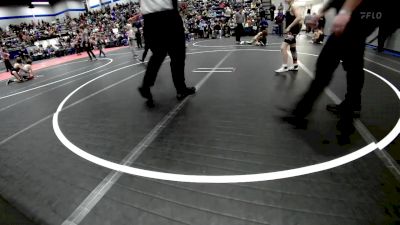 83 lbs Final - Brooks VanDeven, Mustang Bronco Wrestling Club vs River Holcomb, Tecumseh Youth Wrestling