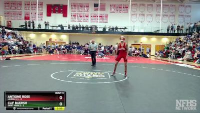 113 lbs Semifinals (8 Team) - Clif Bakhsh, Saint Mark`s vs Antione Ross, Laurel H S