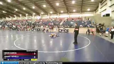 78 lbs Quarterfinal - Devin Garcia, ID vs Manny Novelli, AK