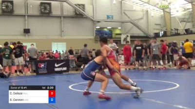 61 kg Consi Of 16 #1 - Chris Deloza, Valley RTC vs Sean Cannon, University Of Northern Colorado- Unattached