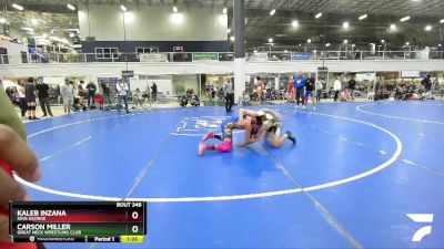 120 lbs Semifinal - Kaleb Inzana, King George vs Carson Miller, Great Neck Wrestling Club