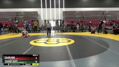 105 lbs Round 2 (8 Team) - Tanner Hunt, Roundtree Wrestling Academy vs Caleb Kirk, Gotcha National