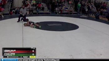 43 lbs Round 3 (4 Team) - Josiah Salas, Crown Point vs Ethan Spine, Floyd Central